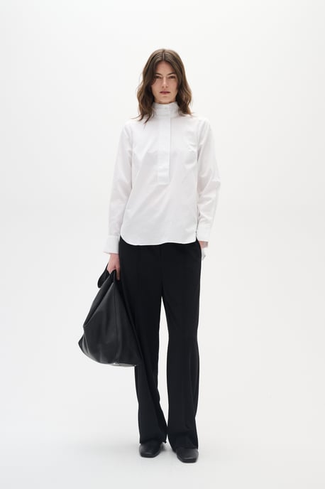 Long sleeved shirt Loose fit Pure White - Image 4