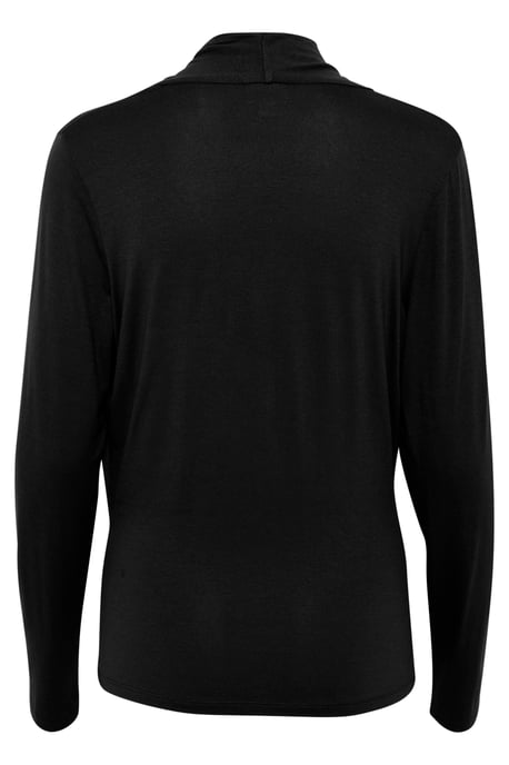 Shirt with long sleeve Regular fit Black - Image 5