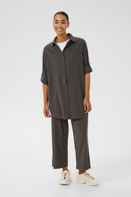 Long sleeved shirt Loose fit Black Oyster - Image 2