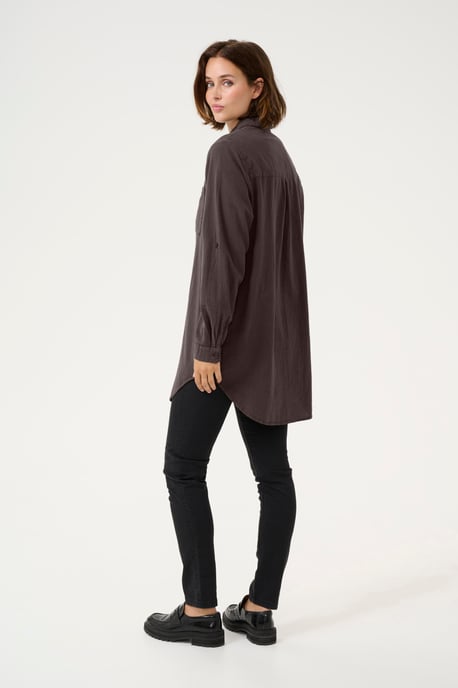 Long sleeved shirt Loose fit Black Oyster - Image 3