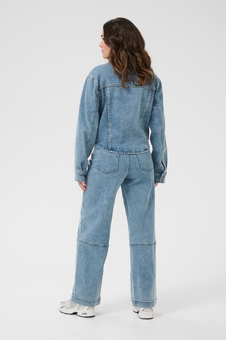 Denim shirt Shaped fit Washed Blue Denim - Image 2