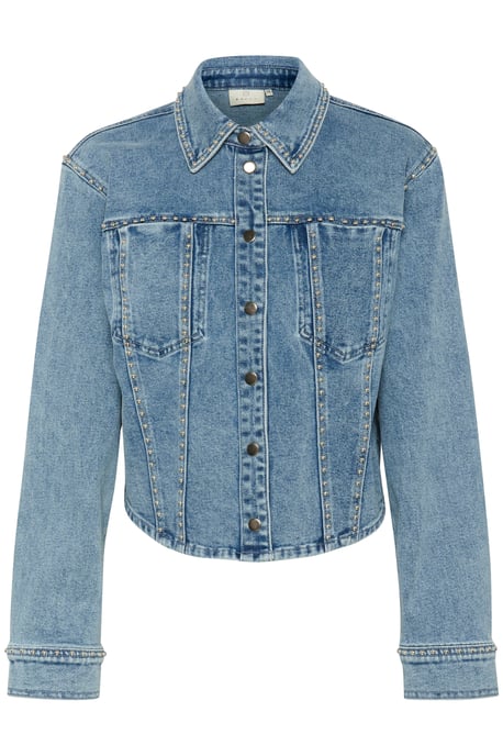 Denim shirt Shaped fit Washed Blue Denim - Image 4