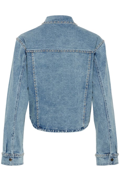 Denim shirt Shaped fit Washed Blue Denim - Image 5