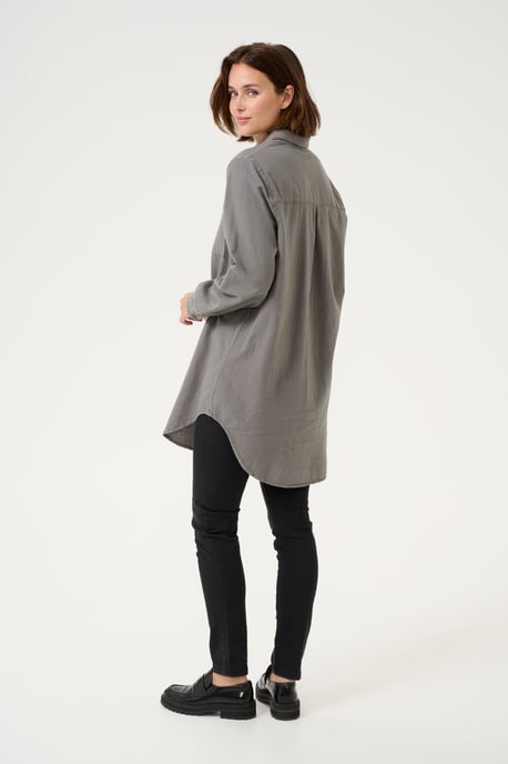 Long sleeved shirt Loose fit Smoked Pearl - Image 2