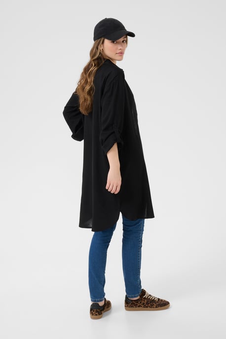 Long sleeved shirt Loose fit Black Deep - Image 3
