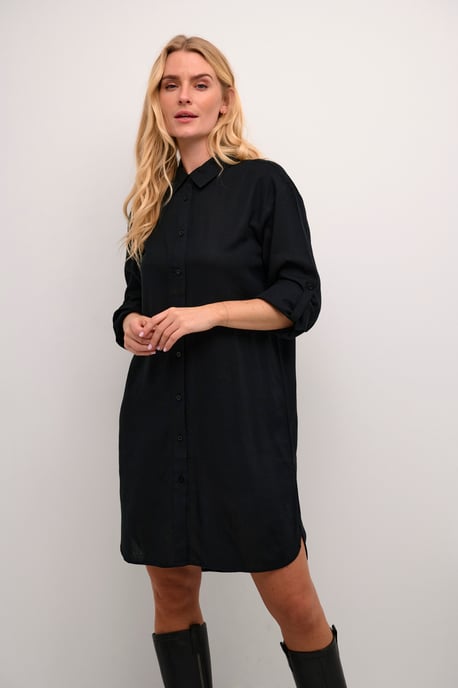 Long sleeved shirt Loose fit Black Deep - Image 4
