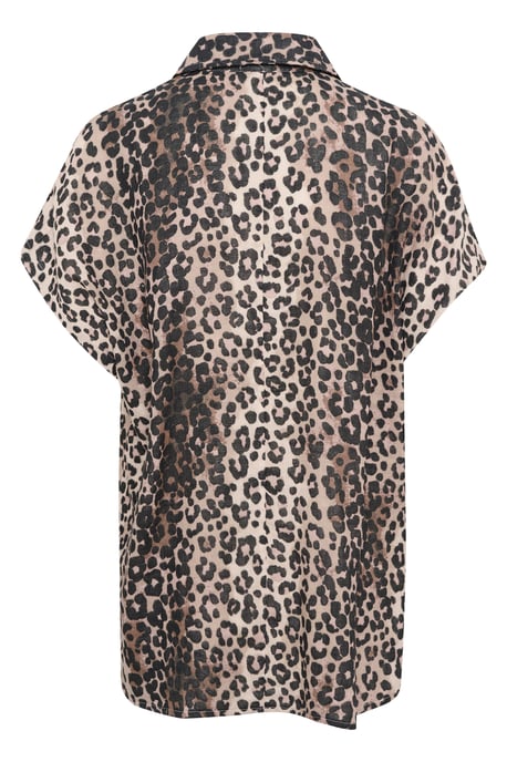 Shirt with short sleeve Oversize fit Leopard - Image 5