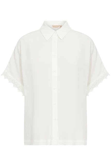 Shirt with short sleeve Relaxed fit Spring Gardenia - Image 4