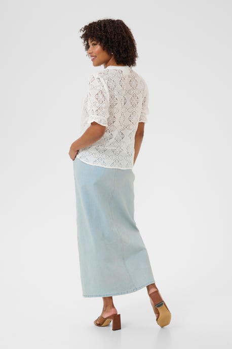 Korte mouwen shirt Regular fit Marshmallow cream - Image 2