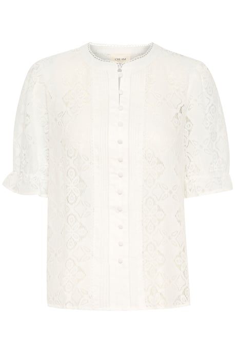 Korte mouwen shirt Regular fit Marshmallow cream - Image 4