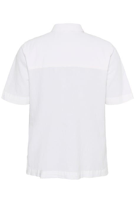 Short sleeved shirt Loose fit Chalk - Image 5