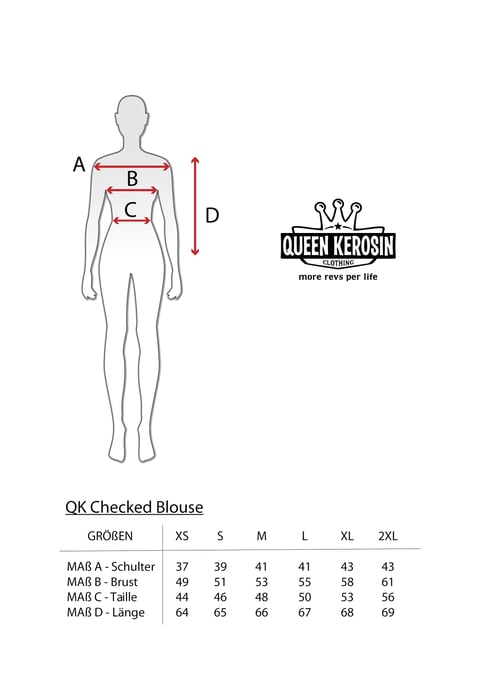 Queen Kerosin Damen Hemdbluse Ecru - Image 4