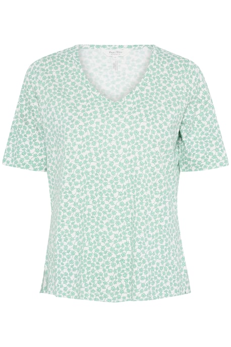 T-shirt Relaxed fit Green Mini Grid Flower - Image 4