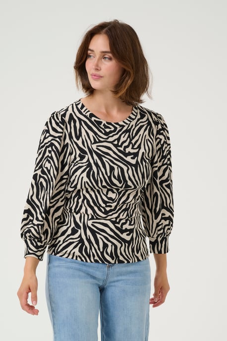 T-shirt Regular fit Moonstruck/Black Graphic black offwhite - Image 3