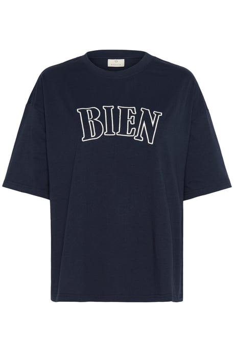 T-shirt Oversize fit Midnight M. W Chalk embroidery - Image 4