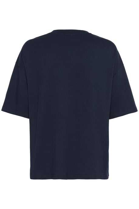 T-shirt Oversize fit Midnight M. W Chalk embroidery - Image 5