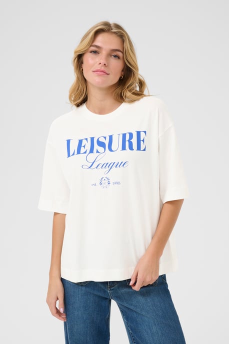 T-shirt Loose fit Chalk w. Surf the Web leisure - Image 3