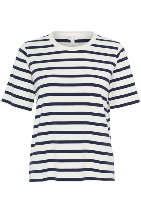 T-shirt Regular fit Navy and White Stripe - Image 4