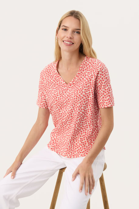 T-shirt Relaxed fit Bittersweet Mini Grid Flower - Image 2