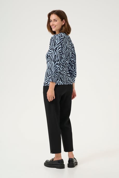 T-shirt Regular fit Blue / Black graphic - Image 2