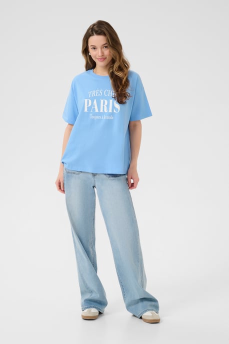 T-shirt Loose fit Vista Blue W. Chalk Paris - Image 2
