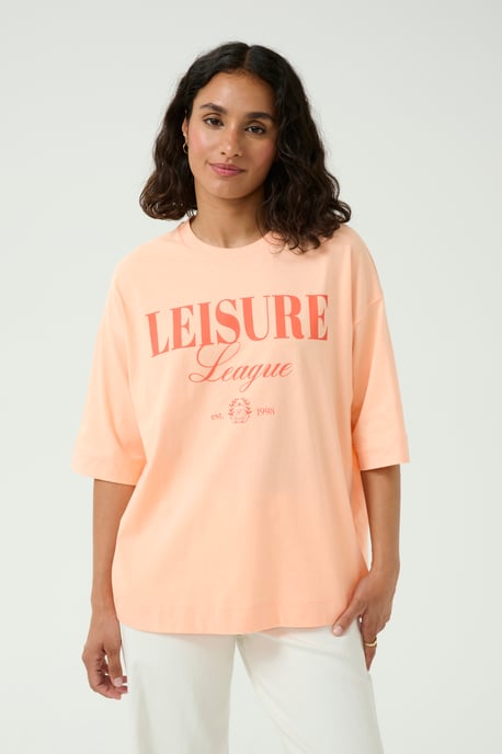 T-shirt Loose fit Peach Nectar - Image 2