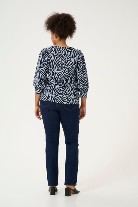 T-shirt Regular fit Blue / Black graphic - Image 2