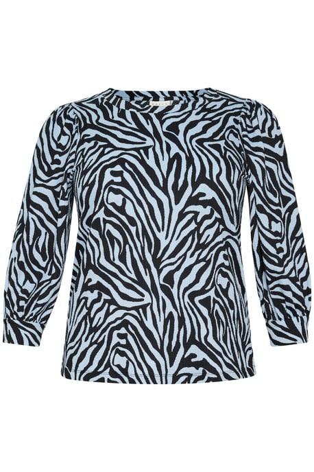 T-shirt Regular fit Blue / Black graphic - Image 4