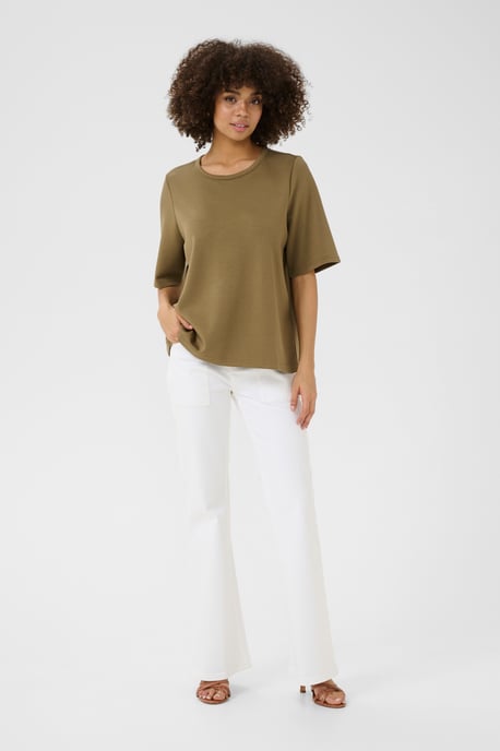 T-shirt Boxy fit Dusky Green - Image 1