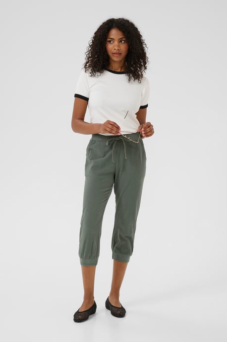 Capri pants Regular fit Balsam Green - Image 2