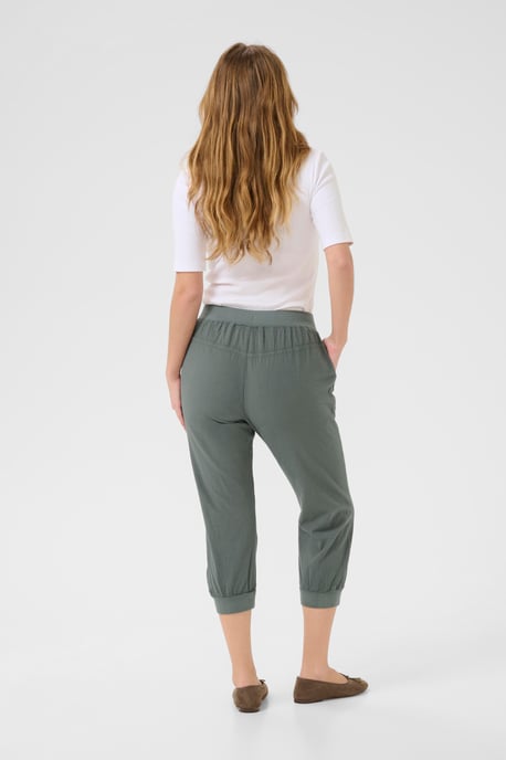 Capri pants Regular fit Balsam Green - Image 3