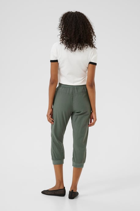 Capri pants Regular fit Balsam Green - Image 4