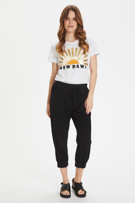 Capri pants Regular fit Black deep - Image 1