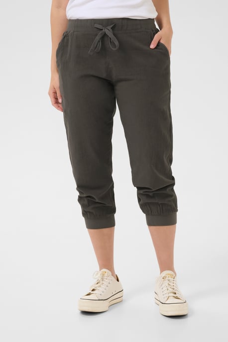Capri pants Regular fit Black Oyster - Image 3