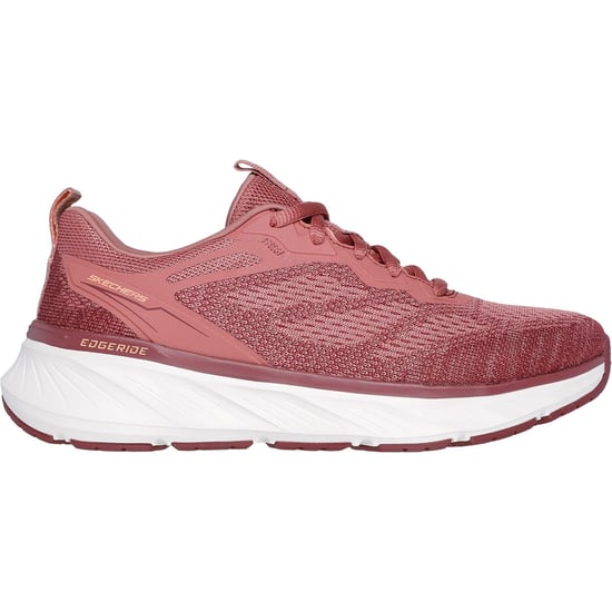 Skechers Edgeride Power Flow Textiel Dames Donker Mauve Sneakers - Image 2