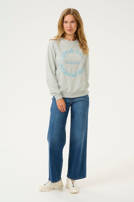 Sweatshirt Loose fit Grey Melange - Image 1