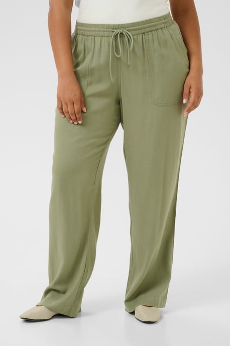 Pants Suiting Loose fit Oil Green - Image 4