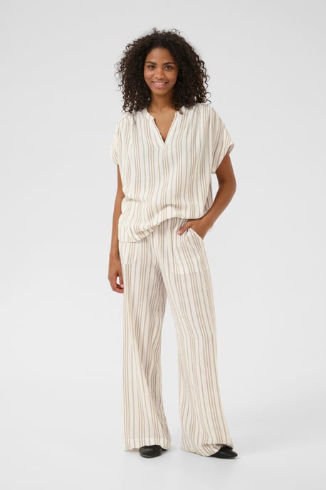 Pants Suiting Relaxed fit Chalk / Chinchilla Stripe - Image 2