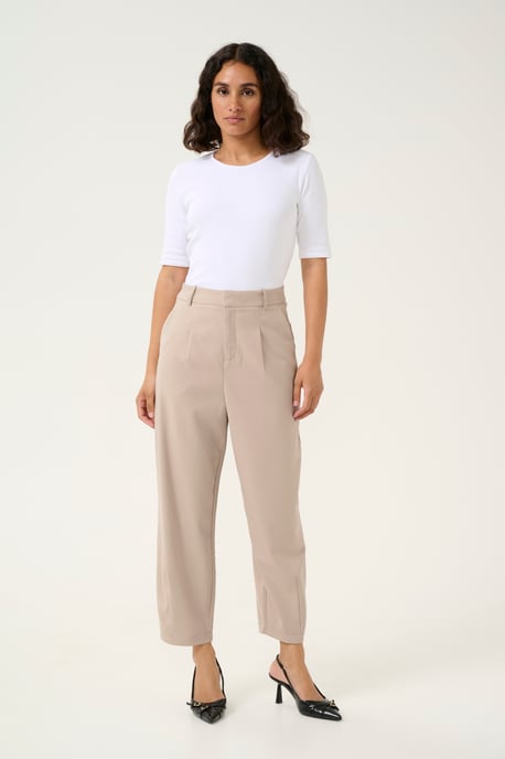Pants Suiting Regular fit Feather Gray beige - Image 2