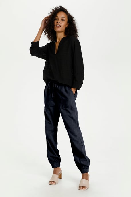 Pants Suiting Relaxed fit Midnight Marine - Image 2