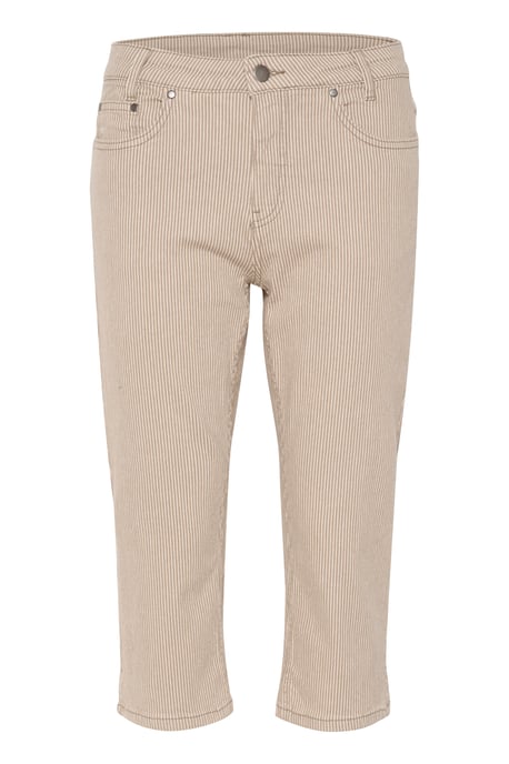 Casual pants Slim fit Dune/White Stripe - Image 4