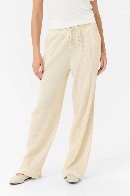 Casual pants Regular fit Feather Gray Melange - Image 3