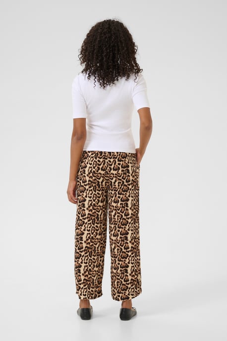Casual pants Loose fit Naturel Leopard Print - Image 2