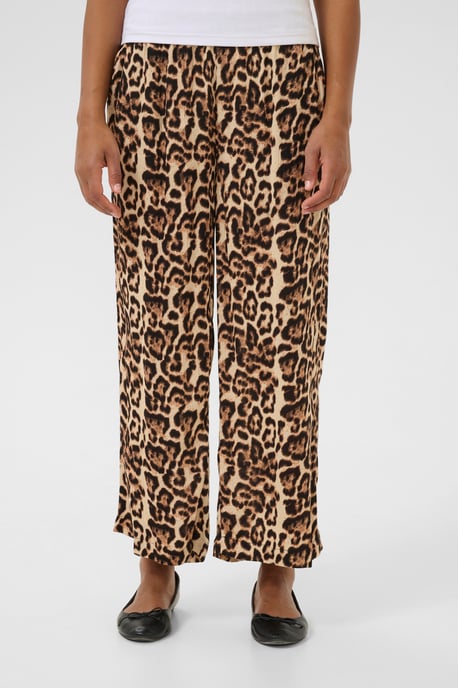 Casual pants Loose fit Naturel Leopard Print - Image 3