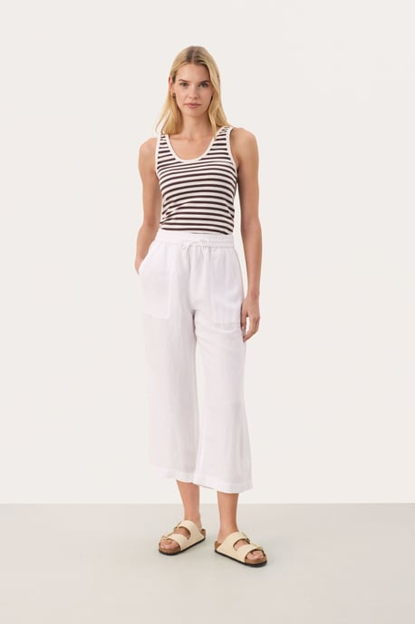Casual broek Easy fit Bright White - Image 1