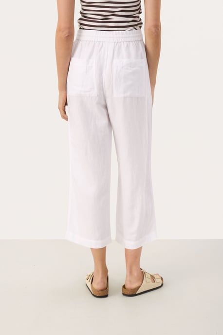 Casual broek Easy fit Bright White - Image 3