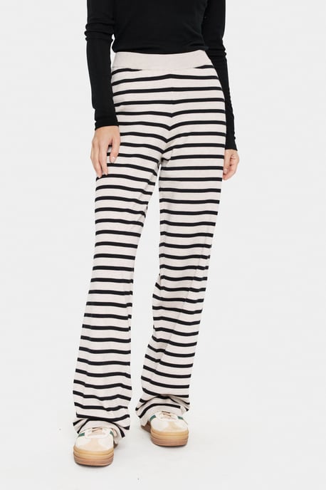 Casual broek Regular fit Gray Morn Mila Stripe black offwhite - Image 2
