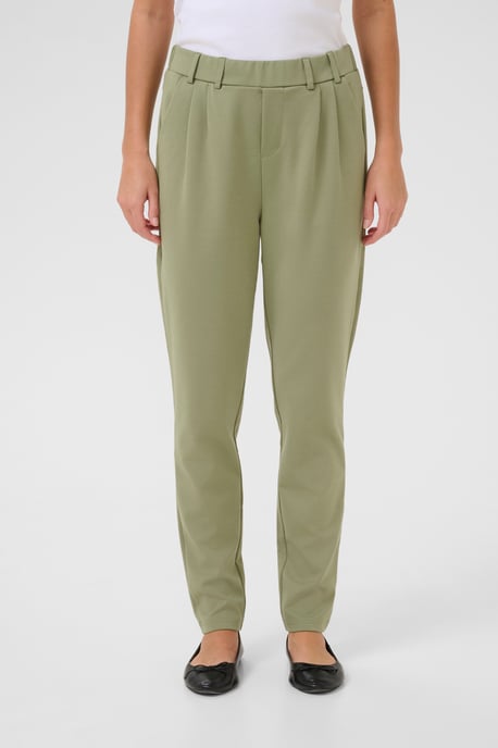 Pants-knitted Regular fit Oil Green - Image 3