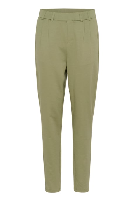 Pants-knitted Regular fit Oil Green - Image 4