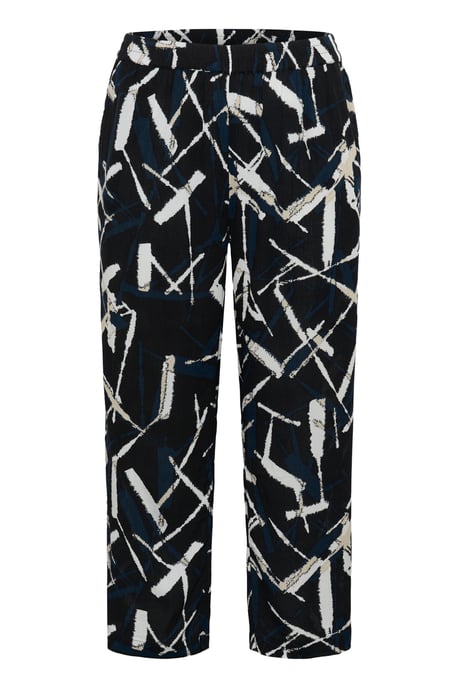Casual pants Loose fit Black/Midnight Marine Graphic - Image 4